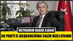 AK Parti İl Başkanlığına Salih Hızlı atandı