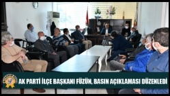 Ak Parti İlçe Başkanı Füzün, Basın Açıklaması Düzenledi