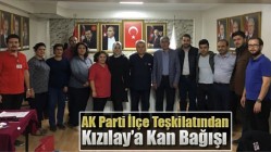 AK Parti İlçe Teşkilatından Kan Bağışı