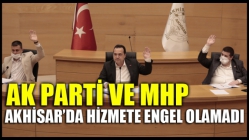 Ak Parti Ve MHP, Akhisar’da Hizmete Engel Olamadı