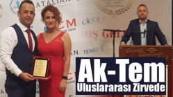 Ak-Tem Uluslararası Zirvede