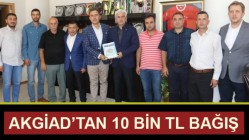 AKGİAD, Akhisar Üniversitesine 10 bin TL bağışladı