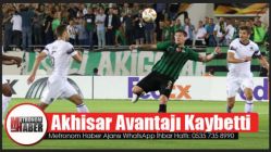 Akhisar Avantajı Kaybetti