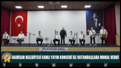 Akhisar Belediyesi Canlı Yayın Konseri İle Vatandaşlara Moral Verdi