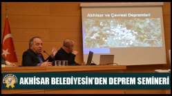 Akhisar Belediyesi Deprem Konusunda Halkı Bilinçlendirmeye Devam Ediyor