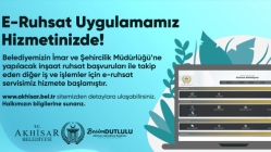 Akhisar Belediyesi E-Ruhsat hizmetine başladı