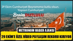 Akhisar Belediyesi’nden 29 Ekim’e Özel Video Paylaşım Rekoru Kırıyor