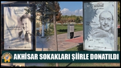 Akhisar Belediyesi, Sokakları Şiirlerle Süslendı