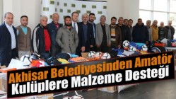 Akhisar Belediyesinden Amatör Kulüplere Malzeme Desteği