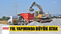 Akhisar Belediyesinden yol yapımında büyük atak