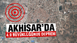 Akhisar’da 4’ün Üzerinde Ardı Ardına İki Deprem Korkuttu