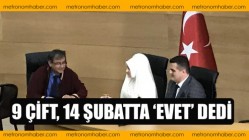 Akhisar’da 9 çift, 14 Şubatta ‘evet’ dedi