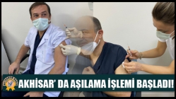 Akhisar’ Da Aşılama İşlemi Başladı!!!