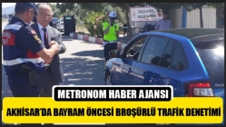 Akhisar’da Bayram Öncesi Broşürlü Trafik Denetimi