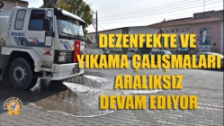 Akhisar’da Dezenfekte Ve Yıkama Çalişmalari Araliksiz Devam Ediyor