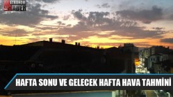 Akhisar’da hafta sonu ve gelecek hafta hava tahmini