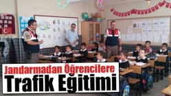 Akhisar’da Jandarmadan Öğrencilere Trafik Eğitimi