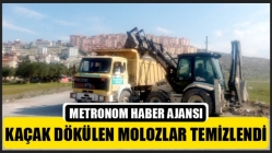 Akhisar’da Kaçak Dökülen Molozlar Temizlendi