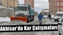 Akhisar’da Kar Çalışmaları