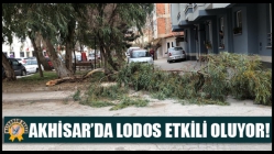 Akhisar’da Lodos Etkili Oluyor