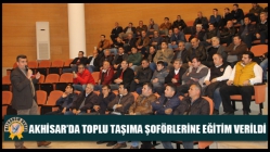 Akhisar’da Toplu Taşıma Şoförlerine Eğitim Verildi