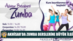 Akhisar’da Zumba derslerine büyük ilgi