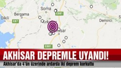 Akhisar Depremlerle Uyandı