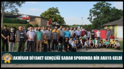 Akhisar Diyanet Gençliği Sabah Sporunda Bir Araya Geldi