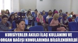 Akhisar Halk Eğitim Merkezi Ve İlçe Sağlık Müdürlüğü Kursiyerleri Bilgilendirdi