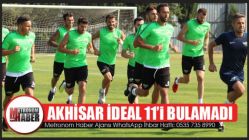 Akhisar ideal 11’i bulamadı