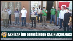 Akhisar İHH Derneğinden Basın Açıklması