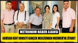 Akhisar Kent Konseyi Gençlik Meclisi Huzurevi’ne Ziyaret