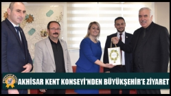 Akhisar Kent Konseyi'nden Büyükşehir'e Ziyaret