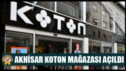 Akhisar Koton Mağazası Açıldı