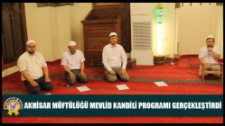 Akhisar Müftülüğü Mevlid Kandili Programı Gerçekleştirdi