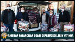 Akhisar Pazarcılar Odası, Depremzedelerin Yayında