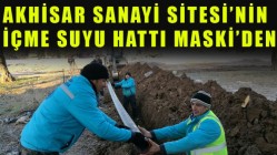 Akhisar Sanayi Sitesi’nin İçme Suyu Hattı Maski’den