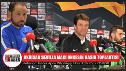 Akhisar Sevilla Maçı Öncesin Basın Toplantısı