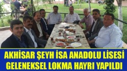 Akhisar Şeyh İsa Anadolu Lisesi Geleneksel Lokma Hayrı Yapıldı