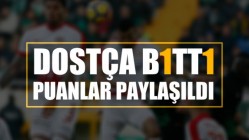 Akhisar Son Dakikada Puanı Kaptı