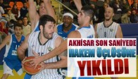 Akhisar Son Saniylerde Hakem Üçlüsüne Yıkıldı