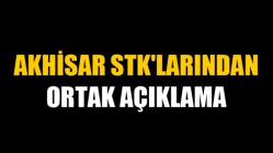 Akhisar Stk'larından Ortak Açıklama