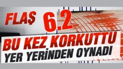 Akhisar'da 6.2 büyüklüğünde deprem