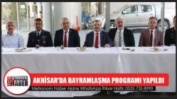 Akhisar'da bayramlaşma programı yapıldı