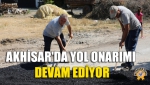 Akhisar'da Yol Onarımı Devam Ediyor