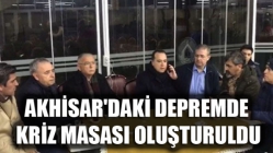 Akhisar'daki depremde kriz masası oluşturuldu