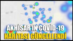 Akhisar'ın Covid-19 Haritası Güncellendi