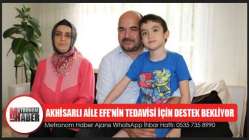 Akhisarlı Aile Efe'nin Tedavisi İçin Destek Bekliyor