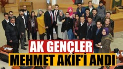 Akhisarlı AK gençler Milli Şair Mehmet Akif’i andı