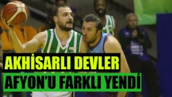 Akhisarlı devler Afyon’u farklı yendi